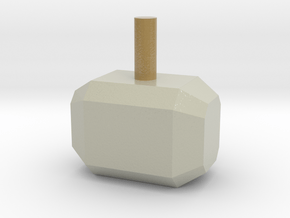 Cute Mjolnir in Glossy Full Color Sandstone