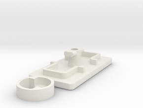 IIgs Port Cover (29mm) in White Natural Versatile Plastic