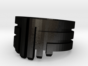 MEDUSA Original Design Ring [Multiple Sizes] in Matte Black Steel