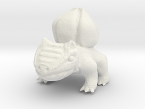 Bulbasaur in White Natural Versatile Plastic