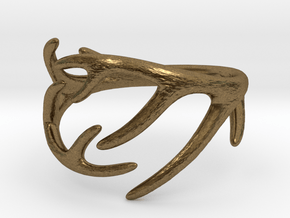 Antler Ring No.2 (Size 11) in Natural Bronze