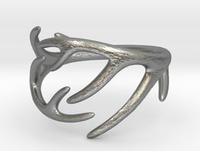 Antler Ring No.2 (Size 11) in Natural Silver