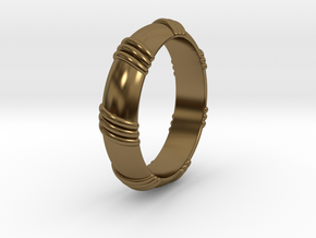 Ø0.650 inch/Ø16.51 mm Ring in Polished Bronze