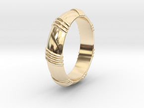 Ø0.650 inch/Ø16.51 mm Ring in 14k Gold Plated Brass