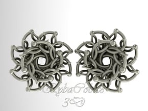 Plugs / gauge / size 9/6" (14mm) in Polished Silver