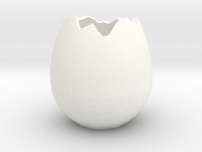 EggShell1 in White Processed Versatile Plastic