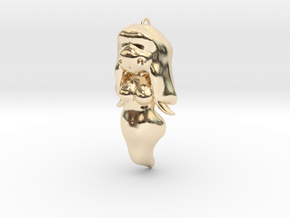 BooGhast the Little Ghost Girl Charm in 14K Yellow Gold