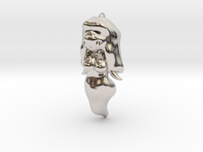 BooGhast the Little Ghost Girl Charm in Platinum