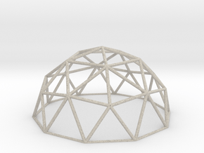 Geodesic Dome in Natural Sandstone