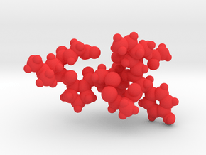 Oxytocin in Red Processed Versatile Plastic