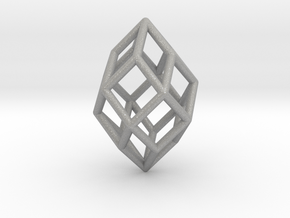  0490 Polar Zonohedron E [5] #001 in Aluminum