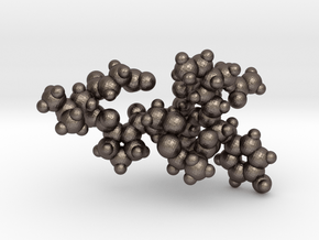 Oxytocin in Polished Bronzed Silver Steel