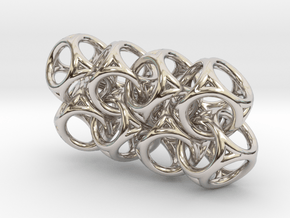 Spherical Cuboid Chain in Rhodium Plated Brass