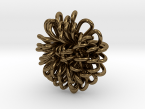 Ring 'Wiener Blume', Size 4 (Ø 14.8 mm) in Polished Bronze