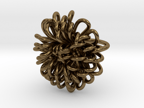 Ring 'Wiener Blume', Size 7 (Ø 17.3 mm) in Polished Bronze