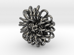 Ring 'Wiener Blume', Size 3 (Ø 14 mm) in Fine Detail Polished Silver