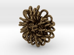 Ring 'Wiener Blume', Size 3 (Ø 14 mm) in Polished Bronze