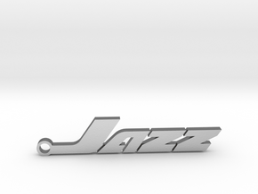 Honda Jazz - keychain in Polished Silver