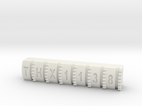 Hengstler Counter 7 Number Roller THX1138 in White Natural Versatile Plastic