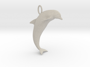 Dolphin Pendant in Natural Sandstone