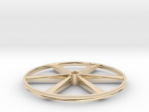 CHAPP, 1:8 Scale, 26" Bicycle Wheel, 120904 in 14k Gold Plated Brass