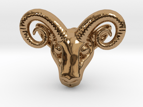Aries Pendant in Polished Brass