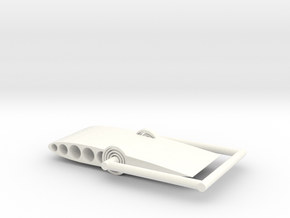 Aeroelastic Airfoil Version 2 in White Processed Versatile Plastic