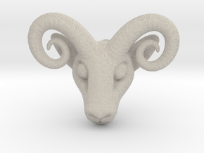 Aries Pendant in Natural Sandstone