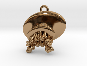 Aquarius Pendant in Polished Brass