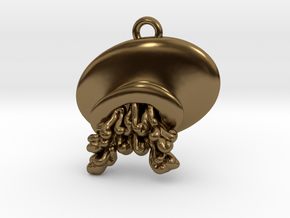 Aquarius Pendant in Polished Bronze