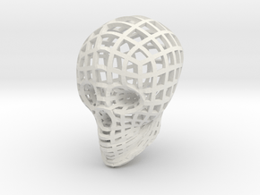The Bone Series* - Skull 4.6#406xcv in White Natural Versatile Plastic