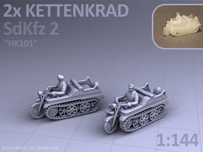 Sd.Kfz 2 - KETTENKRAD  (2 pack) in Smooth Fine Detail Plastic