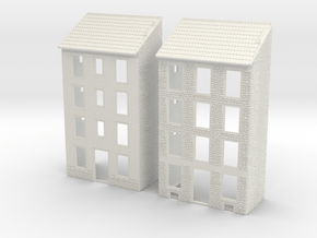 NVIM02 - City buildings in White Natural Versatile Plastic