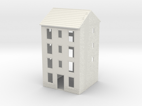 NVIM01 - City buildings in White Natural Versatile Plastic