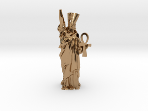 Nefertiti Liberty pendant in Polished Brass