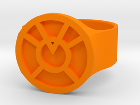 Orange lantern (US 10) in Orange Processed Versatile Plastic