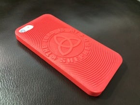 PS.23 Case - Original ( iPhone 5, 5S & SE ) in Red Processed Versatile Plastic