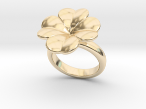 Lucky Ring 24 - Italian Size 24 in 14K Yellow Gold