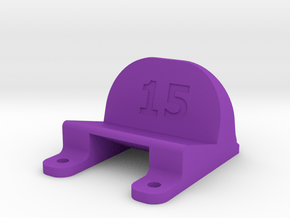 ImpulseRC Alien 5 - 15° Action Cam Mount in Purple Processed Versatile Plastic