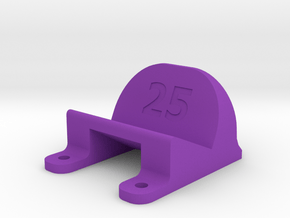 ImpulseRC Alien 5 - 25° Action Cam Mount in Purple Processed Versatile Plastic