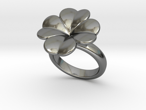 Lucky Ring 26 - Italian Size 26 in Fine Detail Polished Silver