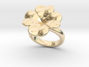 Lucky Ring 27 - Italian Size 27 in 14K Yellow Gold