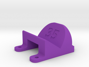 ImpulseRC Alien 6 - 35° Action Cam Mount in Purple Processed Versatile Plastic
