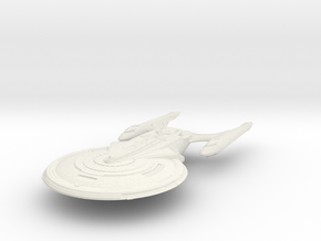 Excalibur C Class Battleship in White Natural Versatile Plastic