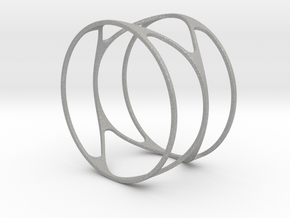 Thin bracelet - 67mm diameter in Aluminum