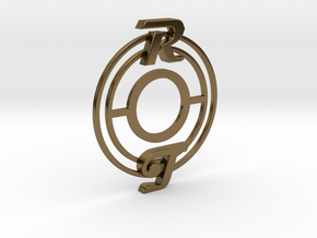 Pickup Selector Plate - Magneto R/T With Circle Tr in Polished Bronze