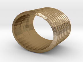 Smooth Allis-luulia in Polished Gold Steel