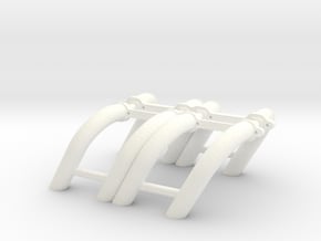 1/18 SBC Zoomie Headers in White Processed Versatile Plastic