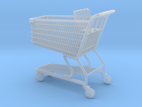 Shopping cart 01. 1:24  in Smooth Fine Detail Plastic