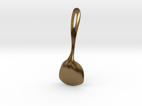 Square Spoon in Polished Bronze